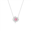 RichandRare-收藏家系列-粉紅色尖晶石配鑽石“繁花”吊墜項鏈